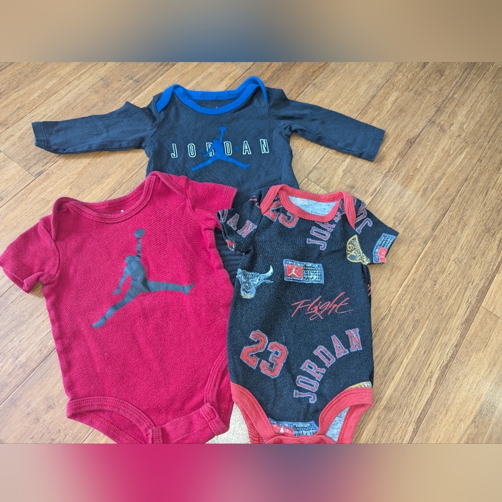 3 piece bundle set, Jordan Baby Bodysuits.